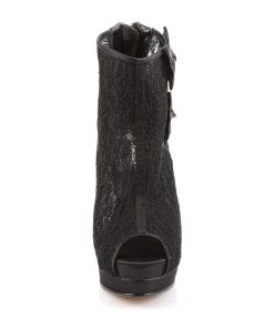 Fabulicious Shoes By Pleaser USA BELLA-28 Sexy Lace Platform Booties