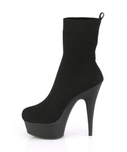 Pleaser Shoes By Pleaser USA Booties And Ankle High Boots DELIGHT-1002 Platform Pull On Stripper Ankle Boot