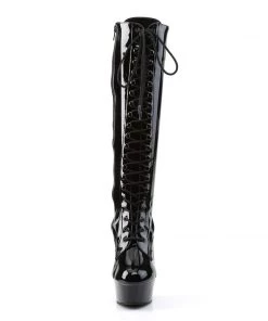 Pleaser Shoes By Pleaser USA Knee High And Mid Calf Boots DELIGHT-2023 Pleaser Shoes Platform Knee High Boot