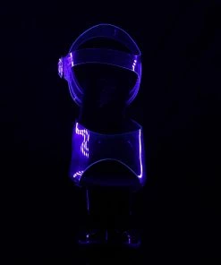 Pleaser Shoes By Pleaser USA MOON-708FLM Pleaser Shoes Clearance Flame Cut Out Platform Stripper Shoe