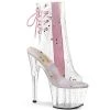 Pleaser Shoes By Pleaser USA ADORE-1018C-2 Pleaser Shoes Clear Stripper Booties