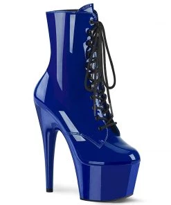 Pleaser Shoes By Pleaser USA ADORE-1020 Pleaser Shoes Royal Blue Platform Stripper Bootie