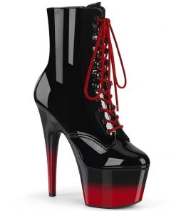 Pleaser Shoes By Pleaser USA ADORE-1020BR-H Pleaser Shoes Two Tone Platform Pole Dancing Boot