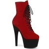 Pleaser Shoes By Pleaser USA Booties And Ankle High Boots ADORE-1020FSTT Pleaser Shoes Faux Suede Exotic Dancer Boot