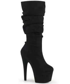 Pleaser Shoes By Pleaser USA ADORE-1061 Pleaser Shoes Slouch Mid Calf Platform Boot Knee High And Mid Calf Boots
