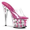 Pleaser Shoes By Pleaser USA ADORE-701FL Pleaser Shoes Flower Platform Stripper Shoe 7 Inch Heels