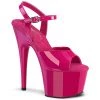 Pleaser Shoes By Pleaser USA ADORE-709 Pleaser Shoes Hot Pink Stripper Shoes