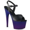 Pleaser Shoes By Pleaser USA ADORE-709BP Pleaser Shoes Blue Ombre Platform Pole Dancing Shoe