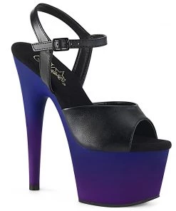 Pleaser Shoes By Pleaser USA ADORE-709BP Pleaser Shoes Blue Ombre Platform Pole Dancing Shoe