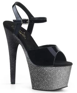 Pleaser Shoes By Pleaser USA 7 Inch Heels ADORE-709OMBRE Glittery Platform Stripper Shoe
