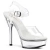 Pleaser Shoes By Pleaser USA ALLURE-608 Clear Fitness Competition Shoe