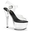 Pleaser Shoes By Pleaser USA ASPIRE-608 Please Shoes Comfortable Clear Pole Dancing Shoes