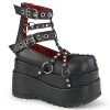 Demonia Shoes Women's Demonia Footwear BEAR-28 Demonia Shoe Studded Gothic Platform