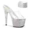 Pleaser Shoes By Pleaser USA 7 Inch Heels BEJEWELED-712RS Pleaser Shoes Rhinestone Detached Ankle Cuff Exotic Dancer Shoe