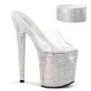Pleaser Shoes By Pleaser USA BEJEWELED-812RS Pleaser Shoes Platform Rhinestone Bling Stripper Shoes