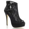 Fabulicious Shoes By Pleaser USA BELLA-28 Sexy Lace Platform Booties