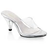 Fabulicious Shoes By Pleaser USA BELLE-301 Clear Cinderella High Heel Costume Shoe