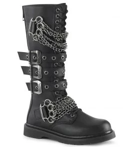 Unisex Demonia Footwear BOLT-450 Demonia Shoes Vegan 20 Eyelet Punk Combat Boots