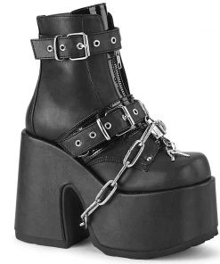Demonia Shoes CAMEL-205 Platform Gohtic Demonia Boot With Chain Women's Demonia Footwear