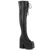 Halloween Costume Footwear CAMEL-300 Demonia Shoes Platform Chunky Heel Thigh High Boot