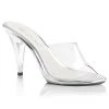 Fabulicious Shoes By Pleaser USA Evening And Prom Shoes CARESS-401 Clear 4 Inch High Heel Sexy Sandal