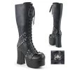 CHARADE-150 Demonia Shoes Studded Gothic Knee High Boot