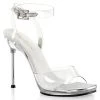 Fabulicious Shoes By Pleaser USA Evening And Prom Shoes CHIC-06 Clear Strappy Cinderella Prom Sandal