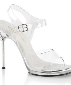 Fabulicious Shoes By Pleaser USA CHIC-08 Clear High Heel Sexy Sandal