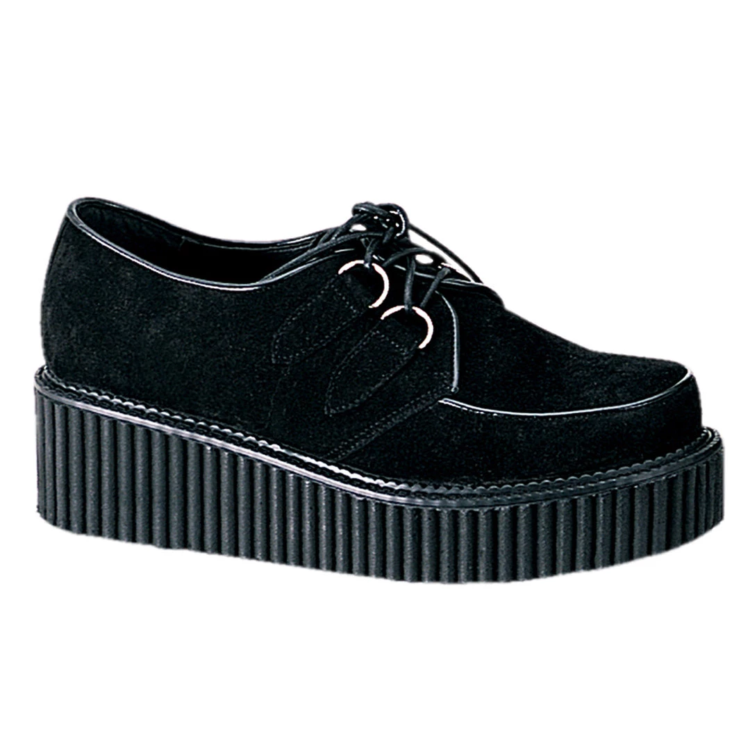 CREEPER-101 Demonia Shoes Rockabilly Creeper Suede Shoe 1 CREEPER-101 Demonia Shoes Rockabilly Creeper Suede Shoe