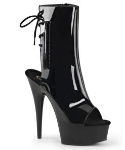 Pleaser Shoes By Pleaser USA DELIGHT-1018 Pleaser Shoes Open Toe Pole Dancing Boots Booties And Ankle High Boots