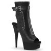 Pleaser Shoes By Pleaser USA Booties And Ankle High Boots DELIGHT-1035 Pleaser Shoes Zipper Detailed Stripper Boot
