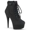 Pleaser Shoes By Pleaser USA Booties And Ankle High Boots DELIGHT-600TL-02 Sexy Platform High Heel Lace Up Bootie