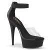 Pleaser Shoes By Pleaser USA 6 Inch Heels DELIGHT-624 Pleaser Shoes Clear Strap 6 Inch Heel Pole Dancing Shoe