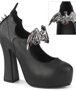 DEMON-18 Demonia Shoes Gothic Bat Platform Shoe