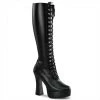 Pleaser Shoes By Pleaser USA Knee High And Mid Calf Boots ELECTRA-2023 Pleaser Shoes Knee High Boot