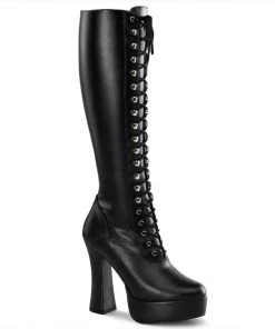 Pleaser Shoes By Pleaser USA Knee High And Mid Calf Boots ELECTRA-2023 Pleaser Shoes Knee High Boot