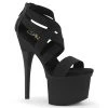 Pleaser Shoes By Pleaser USA ESTEEM-769 Pleaser Shoes Elastic Band Strappy Stripper Shoe 7 Inch Heels