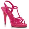 Fabulicious Shoes By Pleaser USA FLAIR-420 Hot Pink High Heel Sandal
