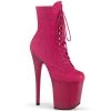 Pleaser Shoes By Pleaser USA FLAMINGO-1020FST Pleaser Shoes Hot Pink Exotic Dancer Boot