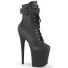 Pleaser Shoes By Pleaser USA FLAMINGO-1020STR Pleaser Shoes Faux Leather Exotic Dancer Shoe Booties And Ankle High Boots