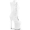 Pleaser Shoes By Pleaser USA FLAMINGO-1050 Pleaser Shoes White Exotic Dancer Shoes