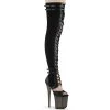 Pleaser Shoes By Pleaser USA FLAMINGO-3027 Pleaser Shoes Thigh High Exotic Dancer Boot