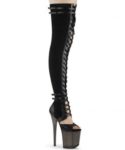 Pleaser Shoes By Pleaser USA FLAMINGO-3027 Pleaser Shoes Thigh High Exotic Dancer Boot
