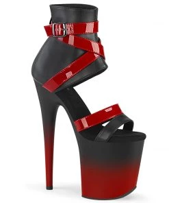 Pleaser Shoes By Pleaser USA 8 Inch Heels FLAMINGO-800-15 Pleaser Shoes Strappy Stripper Shoe