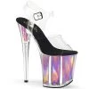 Pleaser Shoes By Pleaser USA FLAMINGO-808HGI Pleaser Shoe Pink Hologram Exotic Dancer Shoe