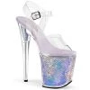 Pleaser Shoes By Pleaser USA FLAMINGO-808MC Pleaser Shoes Mermaid Scale Platform Exotic Dancer Shoes