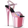Pleaser Shoes By Pleaser USA FLAMINGO-809HG Pleaser Shoes Hologram Exotic Dancer Shoes