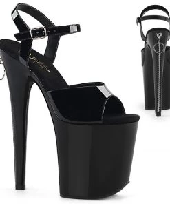 Pleaser Shoes By Pleaser USA FLAMINGO-809Z Pleaser Shoes Clearance Sale Zipper Heel Exotic Dancer Shoe