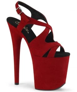Pleaser Shoes By Pleaser USA FLAMINGO-831FS Pleaser Shoes Strappy 8 Inch Heel Exotic Dancer Shoe