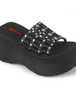 FUNN-13 Demonia Shoes Gothic Platform Sandals